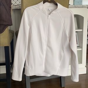 Lululemon Embrace the Space White Full ZIP Jacket